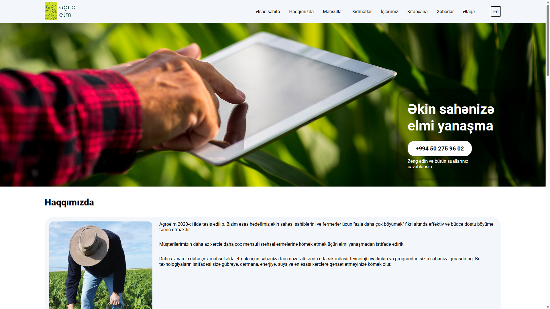 6 Distribusiya şirkəti üçün fərdi CRM saytının ekran görüntüsü